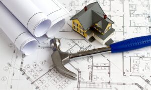 Symbolbild-einer-Bauplanung